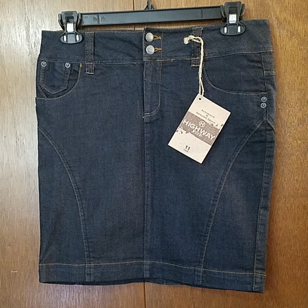 NWT Highway Jeans Skirt 11